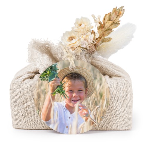 Seifen in beigefarbenem Tetra Pak mit rundem Etikett (6er-Set)