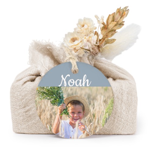 Saippuat beige kangaskääreessä, pyöreä etiketti (6 kpl)