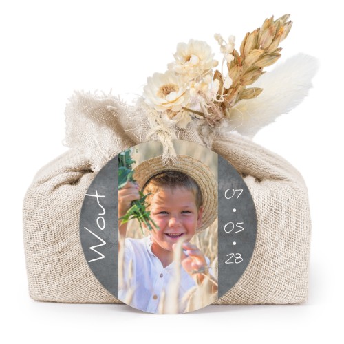 Saippuat beige kangaskääreessä, pyöreä etiketti (6 kpl)