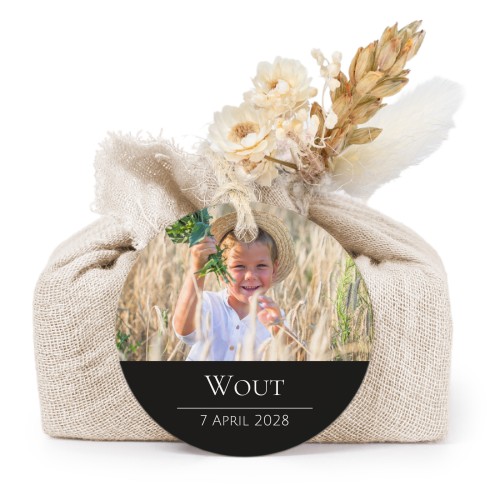 Seifen in beigefarbenem Tetra Pak mit rundem Etikett (6er-Set)