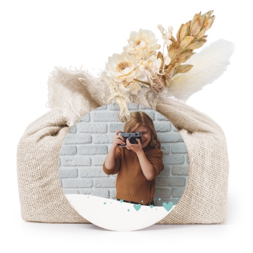 Seifen in beigefarbenem Tetra Pak mit rundem Etikett (6er-Set)