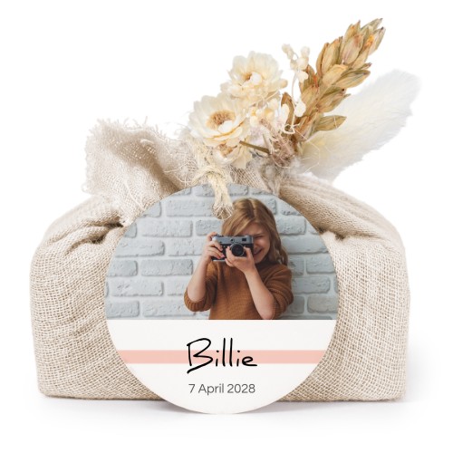 Seifen in beigefarbenem Tetra Pak mit rundem Etikett (6er-Set)