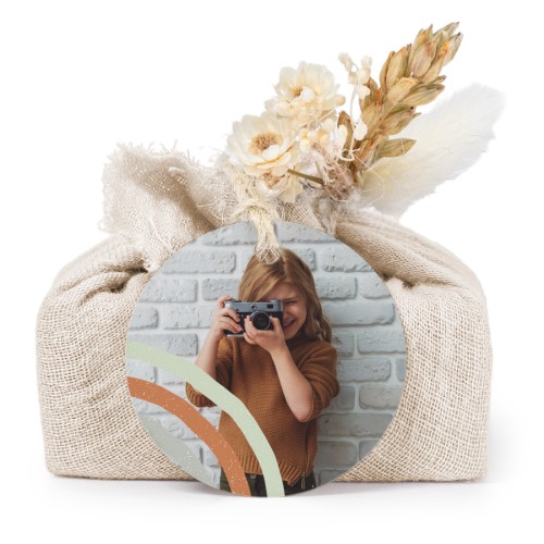 Saippuat beige kangaskääreessä, pyöreä etiketti (6 kpl)