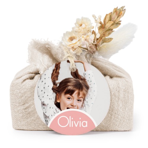 Seifen in beigefarbenem Tetra Pak mit rundem Etikett (6er-Set)