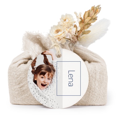 TvÄlar i beige tygförpackningar med rund etikett (6 st) TvÄlar i beige tygförpackningar med rund etikett (6 st)