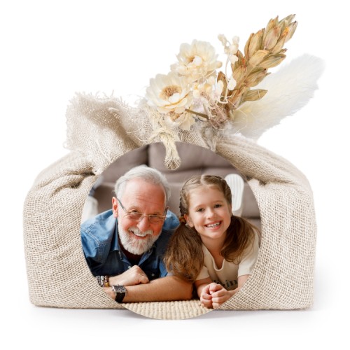 Lot de 6 savons avec emballage en coton beige et étiquettes rondes Lot de 6 savons avec emballage en coton beige et étiquettes rondes