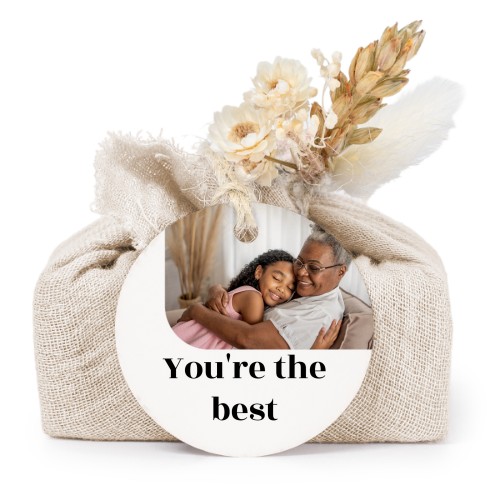 Seifen in beigefarbenem Tetra Pak mit rundem Etikett (6er-Set)