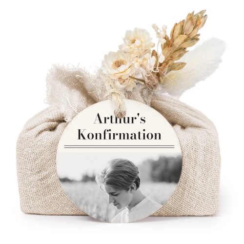 Beige cotton wrapped soaps with round label (6 pcs) Beige cotton wrapped soaps with round label (6 pcs)