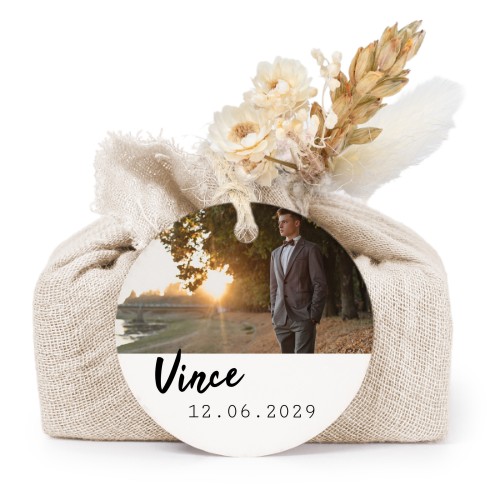 Beige cotton wrapped soaps with round label (6 pcs) Beige cotton wrapped soaps with round label (6 pcs)