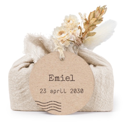 Beige cotton wrapped soaps with round label (6 pcs) Beige cotton wrapped soaps with round label (6 pcs)