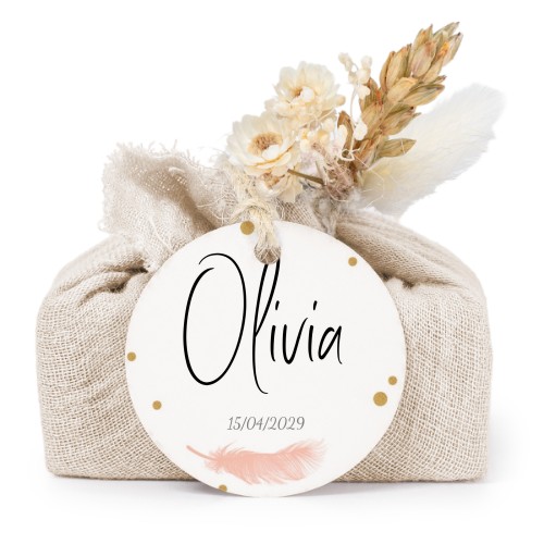 Beige cotton wrapped soaps with round label (6 pcs) Beige cotton wrapped soaps with round label (6 pcs)