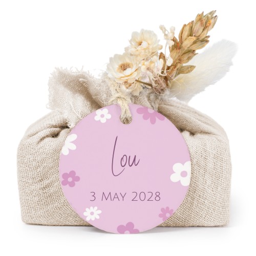 Seifen in beigefarbenem Tetra Pak mit rundem Etikett (6er-Set)