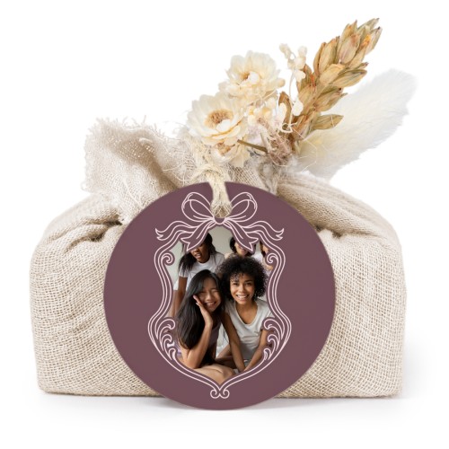 Lot de 6 savons avec emballage en coton beige et étiquettes rondes Lot de 6 savons avec emballage en coton beige et étiquettes rondes