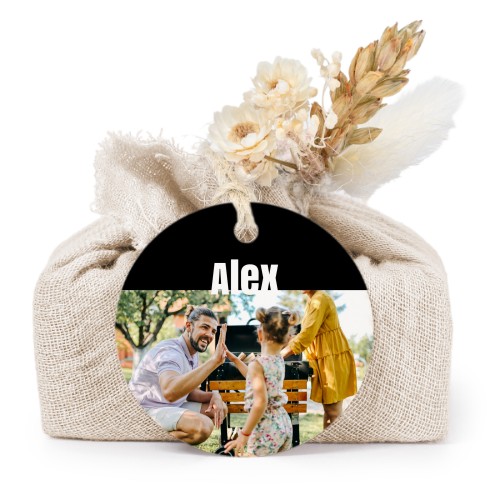 Zeepjes in beige tetra doekje met rond label (set van 6) Zeepjes in beige tetra doekje met rond label (set van 6)