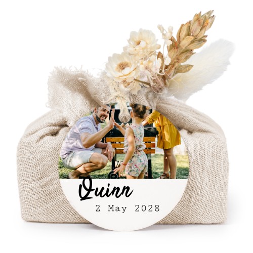 Sæber i beige stofindpakninger med rundt mærke (sæt á 6) Sæber i beige stofindpakninger med rundt mærke (sæt á 6)