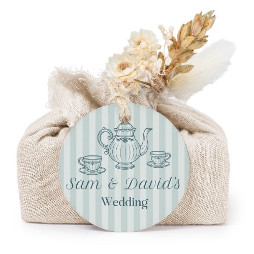 Seifen in beigefarbenem Tetra Pak mit rundem Etikett (6er-Set)