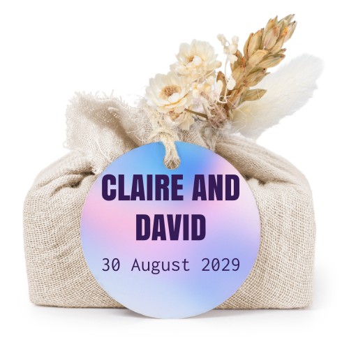 Seifen in beigefarbenem Tetra Pak mit rundem Etikett (6er-Set)