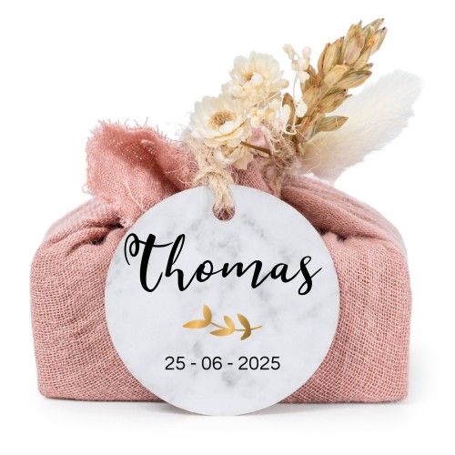 Seifen in rosa Tetra Pak mit rundem Etikett (6er-Set)