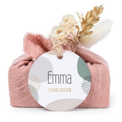 Seifen in rosa Tetra Pak mit rundem Etikett (6er-Set)