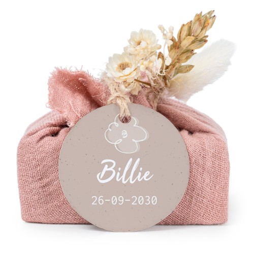 Pink cotton wrapped soaps with round label (6 pcs) Pink cotton wrapped soaps with round label (6 pcs)