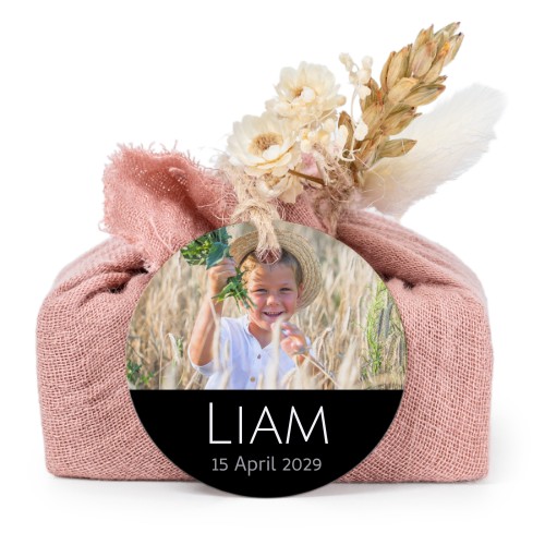 Seifen in rosa Tetra Pak mit rundem Etikett (6er-Set)