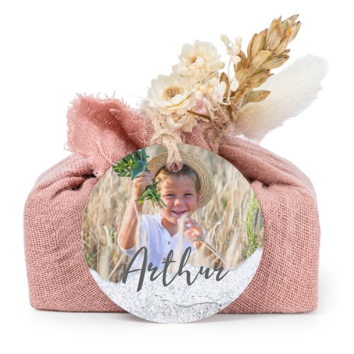 Seifen in rosa Tetra Pak mit rundem Etikett (6er-Set)