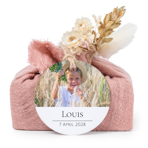 Seifen in rosa Tetra Pak mit rundem Etikett (6er-Set)