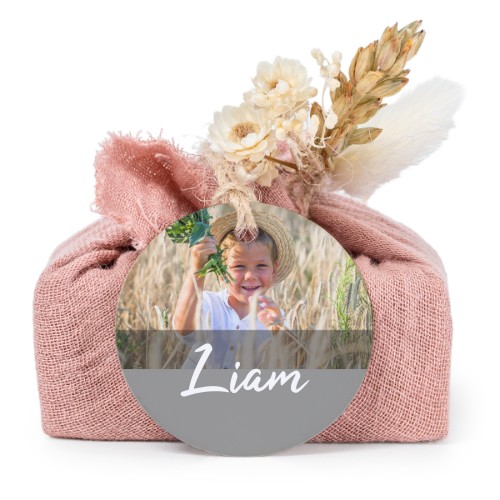 Seifen in rosa Tetra Pak mit rundem Etikett (6er-Set)