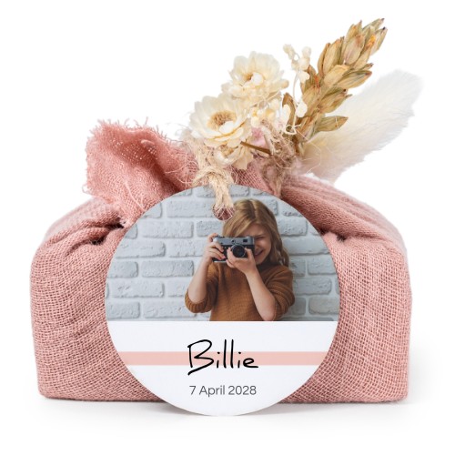 Seifen in rosa Tetra Pak mit rundem Etikett (6er-Set)