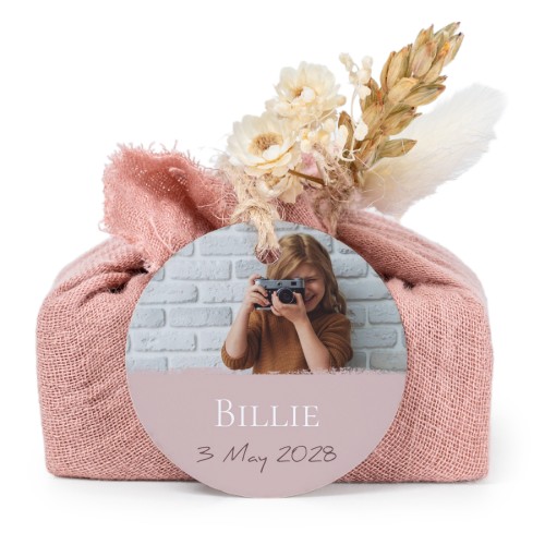 Seifen in rosa Tetra Pak mit rundem Etikett (6er-Set)