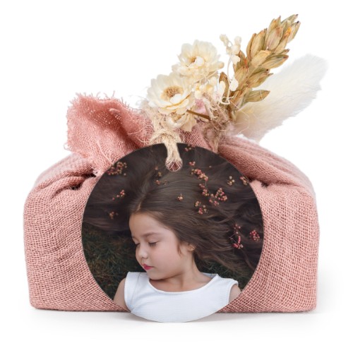 Lot de 6 savons avec emballage en coton rose et étiquettes rondes Lot de 6 savons avec emballage en coton rose et étiquettes rondes