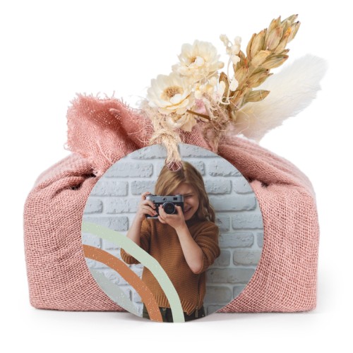 Saippuat rosa kangaskääreessä, pyöreä etiketti (6 kpl)