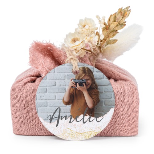 Seifen in rosa Tetra Pak mit rundem Etikett (6er-Set)