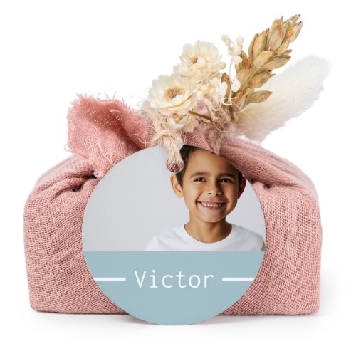 Saippuat rosa kangaskääreessä, pyöreä etiketti (6 kpl)