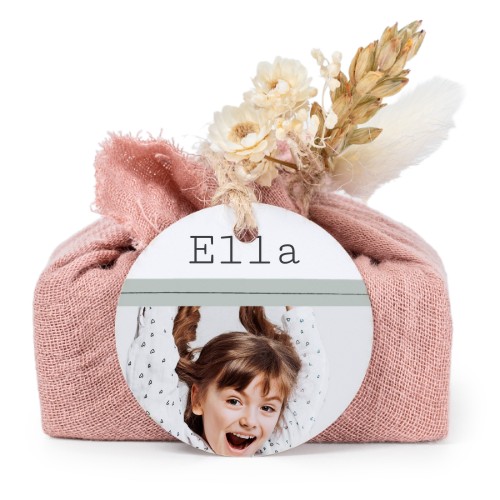 Zeepjes in roos tetra doekje met rond label (set van 6) Zeepjes in roos tetra doekje met rond label (set van 6)