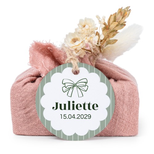 Pink cotton wrapped soaps with round label (6 pcs) Pink cotton wrapped soaps with round label (6 pcs)