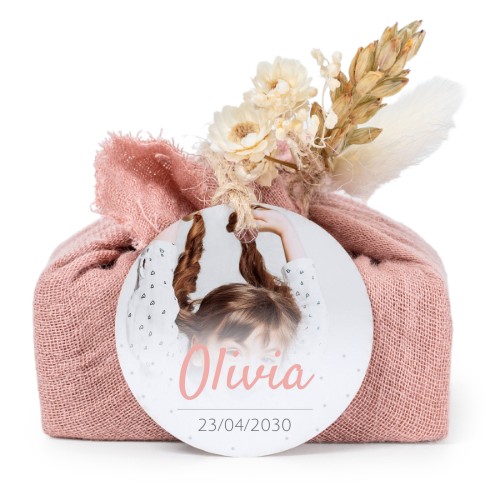 Seifen in rosa Tetra Pak mit rundem Etikett (6er-Set)