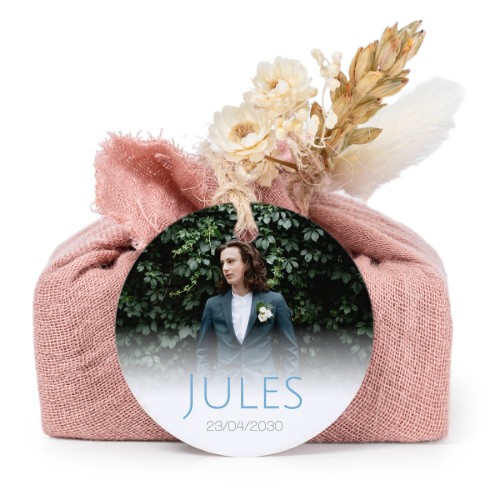 Seifen in rosa Tetra Pak mit rundem Etikett (6er-Set)