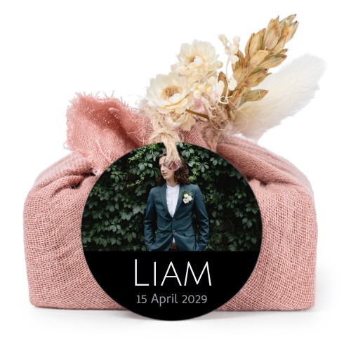 Seifen in rosa Tetra Pak mit rundem Etikett (6er-Set)