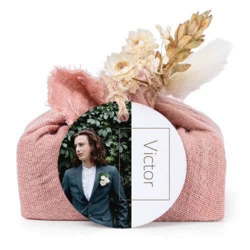 TvÄlar i rosa tygförpackningar med rund etikett (6 st) TvÄlar i rosa tygförpackningar med rund etikett (6 st)