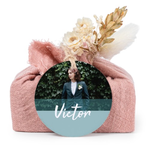 Seifen in rosa Tetra Pak mit rundem Etikett (6er-Set)