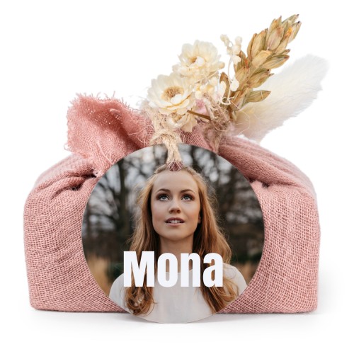 Seifen in rosa Tetra Pak mit rundem Etikett (6er-Set)