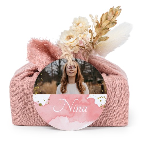 Watercolor Golden Circle