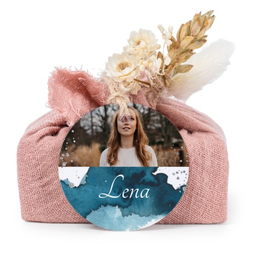 Seifen in rosa Tetra Pak mit rundem Etikett (6er-Set)