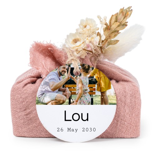 Seifen in rosa Tetra Pak mit rundem Etikett (6er-Set)