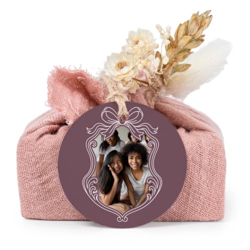 Lot de 6 savons avec emballage en coton rose et étiquettes rondes Lot de 6 savons avec emballage en coton rose et étiquettes rondes