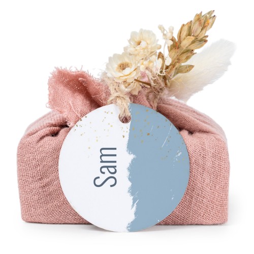 Seifen in rosa Tetra Pak mit rundem Etikett (6er-Set)