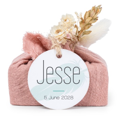 Pink cotton wrapped soaps with round label (6 pcs) Pink cotton wrapped soaps with round label (6 pcs)