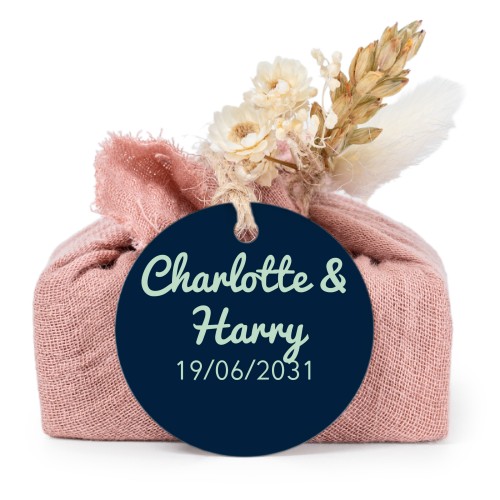 Seifen in rosa Tetra Pak mit rundem Etikett (6er-Set)