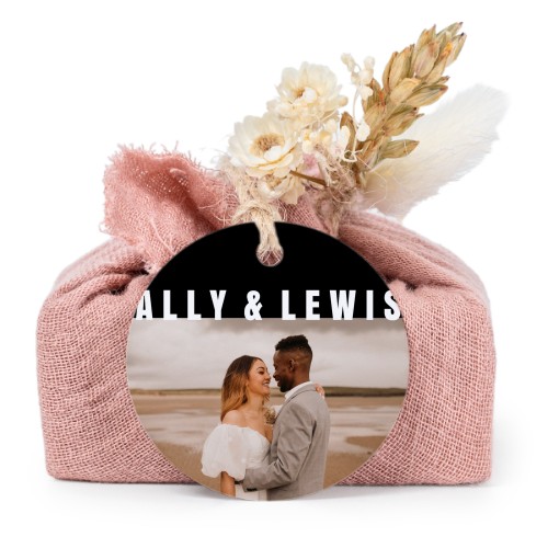 Såper i rosa stoffinnpakninger med rundt merke (sett à 6)